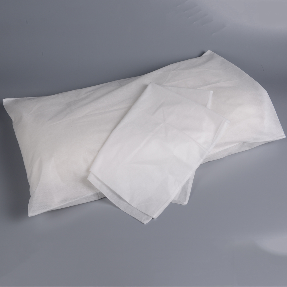 白い使い捨て不織布PP枕カバー